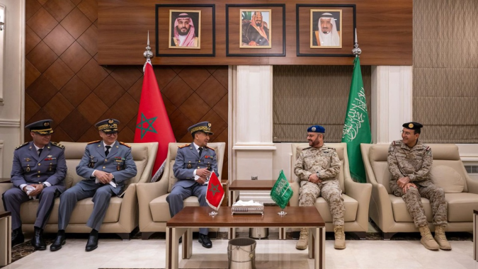 Morocco’s Lieutenant General, FAR Inspector General Pays Working Visit to Saudi Arabia
