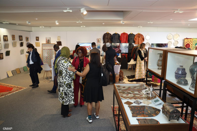 Inauguration à l'UNESCO de l'exposition "Le Maroc: Tradition d'Ouverture et de Paix"