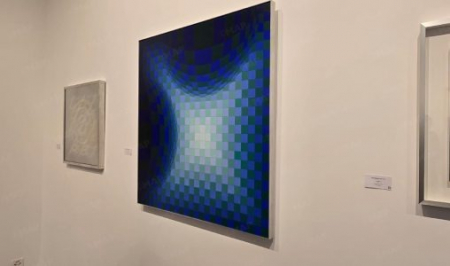 Moroccan Artists Ghizlane Agzenaï and Younes Khourassani Featured alongside Masters of Geometric Abstraction in Geneva