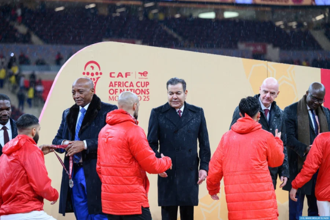 SAR el Príncipe Moulay Rachid preside la final de la 35.ª edición de la Copa Africana de Naciones-Marruecos 2025