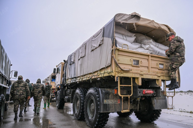 Province de Sidi Kacem : poursuite de l’élan de solidarité en faveur des populations affectées de la commune d’El Houafate