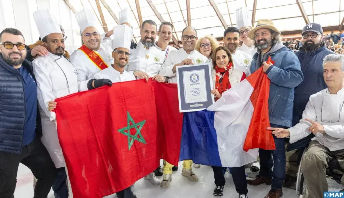 Moroccan Pastry Chef Sets Guinness Record for World’s Longest Strawberry Cake