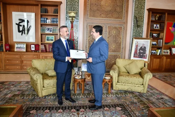 On High Instructions of HM the King, FM Receives Iraqi Deputy Prime Minister, Emissary of Iraqi President to Sovereign