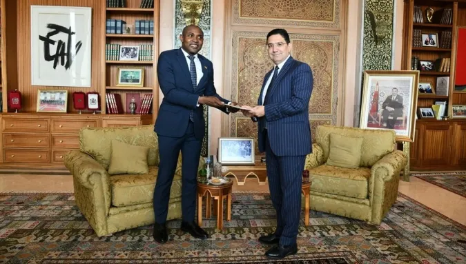 FM Receives Comorian Peer, Bearer of Written Message from Comoros President to HM the King