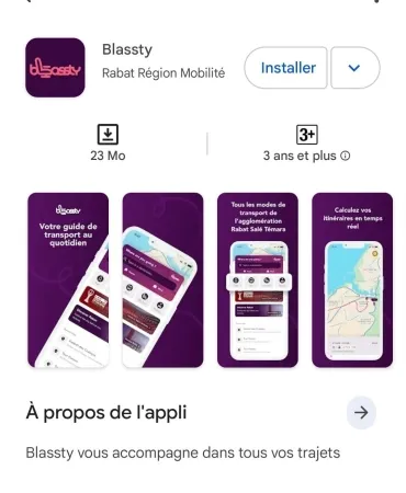 شركة الرباط-الجهة للتنقل تكشف عن "Blassty"، أول تطبيق مغربي متعدد الوسائط لتنظيم وتحسين التنقلات على مستوى الرباط-سلا-تمارة