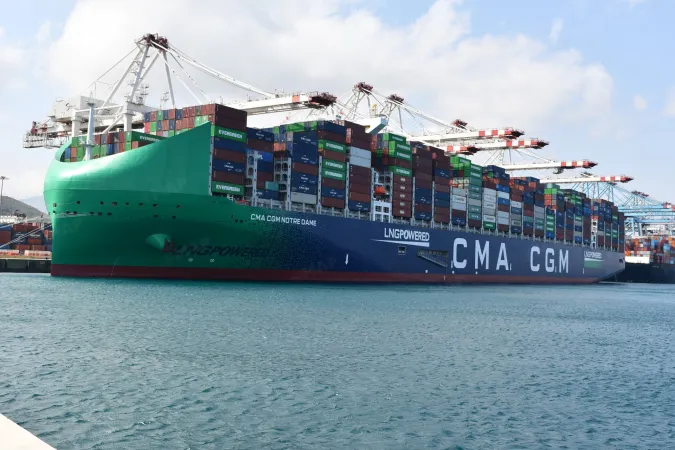 Tánger Med: Escala del CMA CGM NOTRE DAME, uno de los mayores portacontenedores del mundo