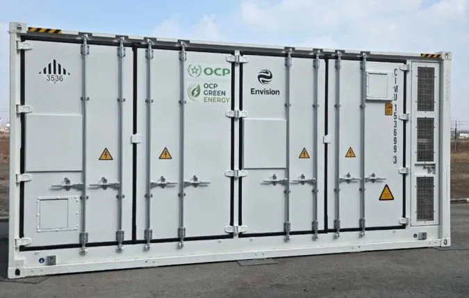 Énergie solaire : le premier système de stockage par batteries LFP à grande échelle au Maroc mis sous tension à Benguerir