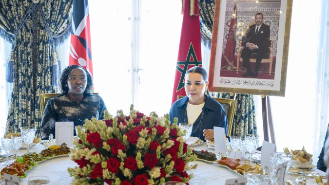 HRH Princess Lalla Asmaa Chairs Luncheon Offered by HM the King in Honor of Kenya's First Lady
