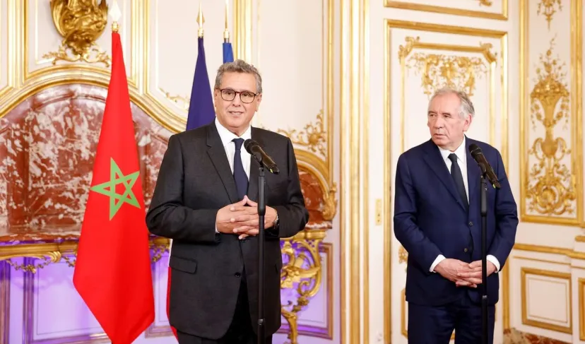 Morocco's Govt. Head Holds Talks with French FM