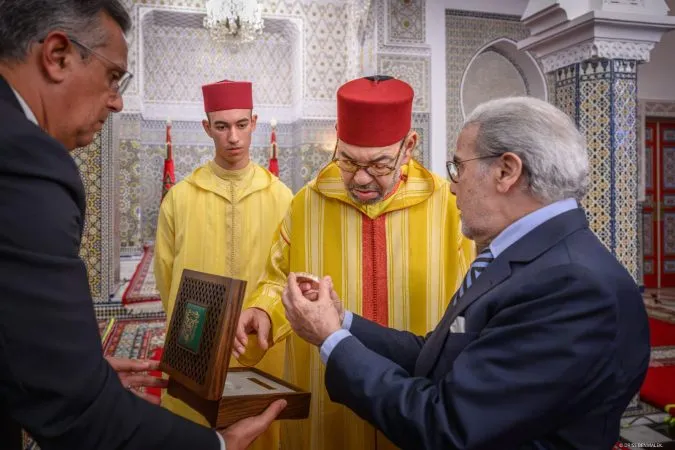 Su Majestad el Rey recibe a Wali de Bank Al-Maghrib